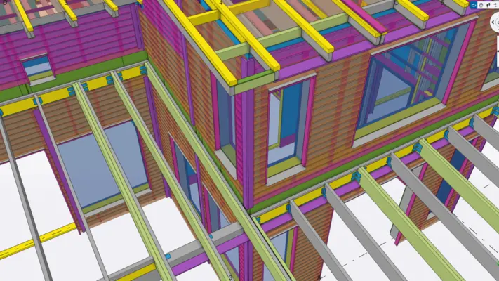 Image from Fritidshem gallery. Timber Structure building.